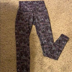 Lululemon galaxy print wunder under